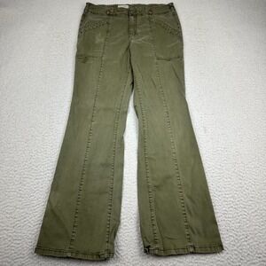 Anthropologie Pilcro Low-Rise Utility Demilune Pants